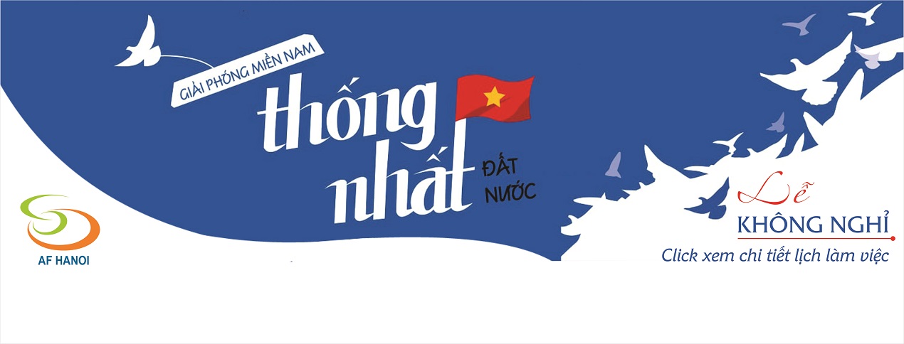Thông báo lịch làm việc ngày lễ Giải phóng Miền Nam 30/04 và Quốc tế Lao động 01/05