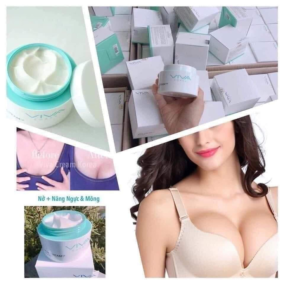 Kem thoa nở ngực - Viva Cream up+
