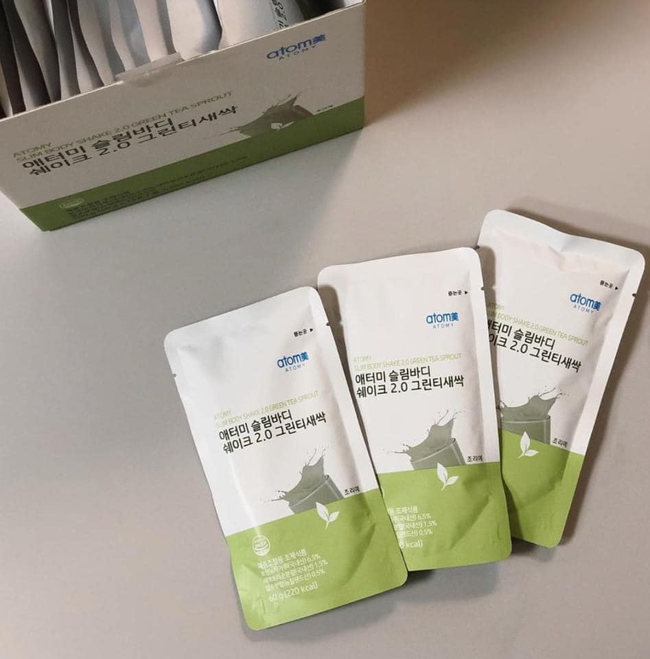 Dinh dưỡng tăng - giảm cân vị  vị trà xanh 2.0 - Atomy Slim body Green Tea 2.0