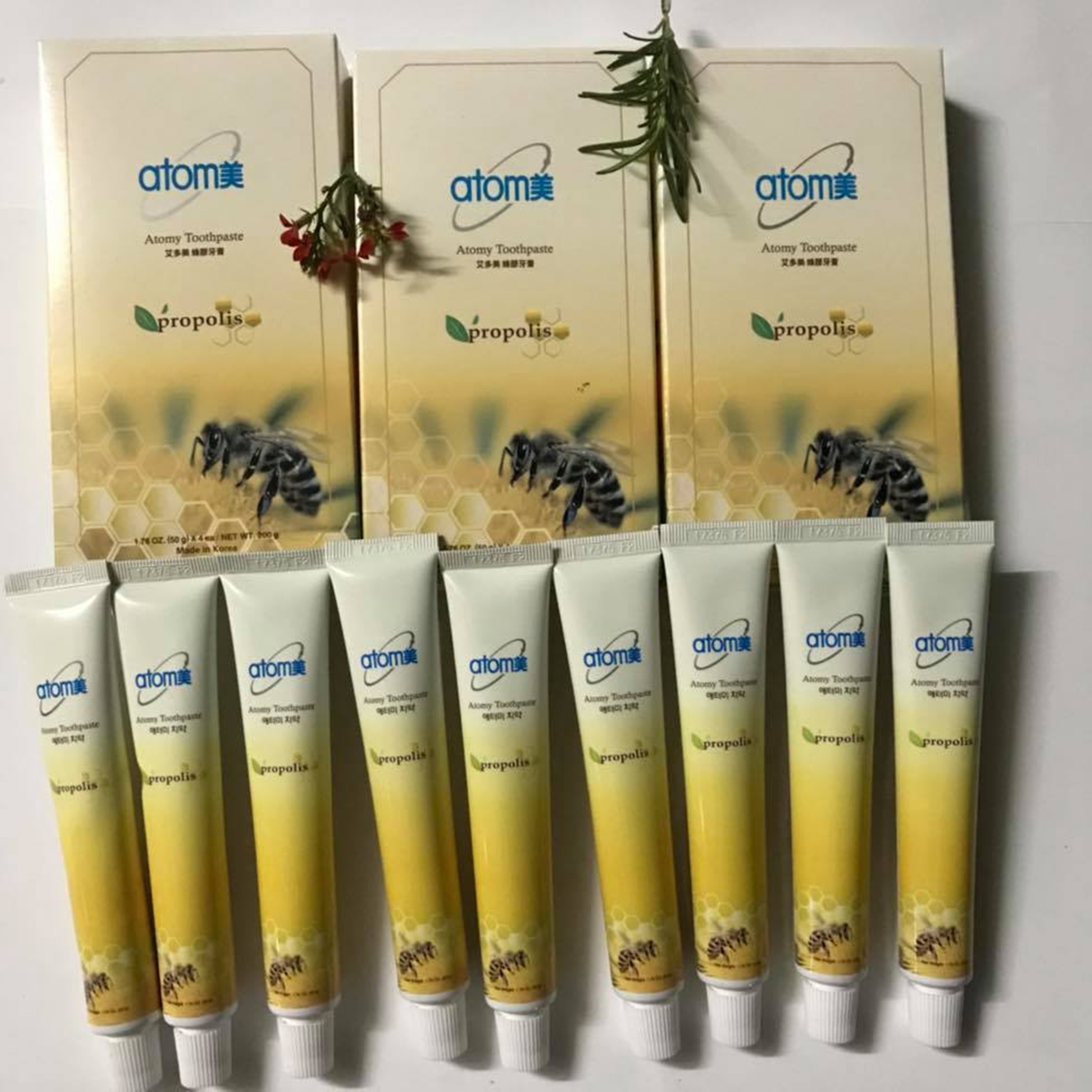 Kem đánh răng  chống ê buốt và ngừa sâu răng - Atomy toothpaste loại 50g