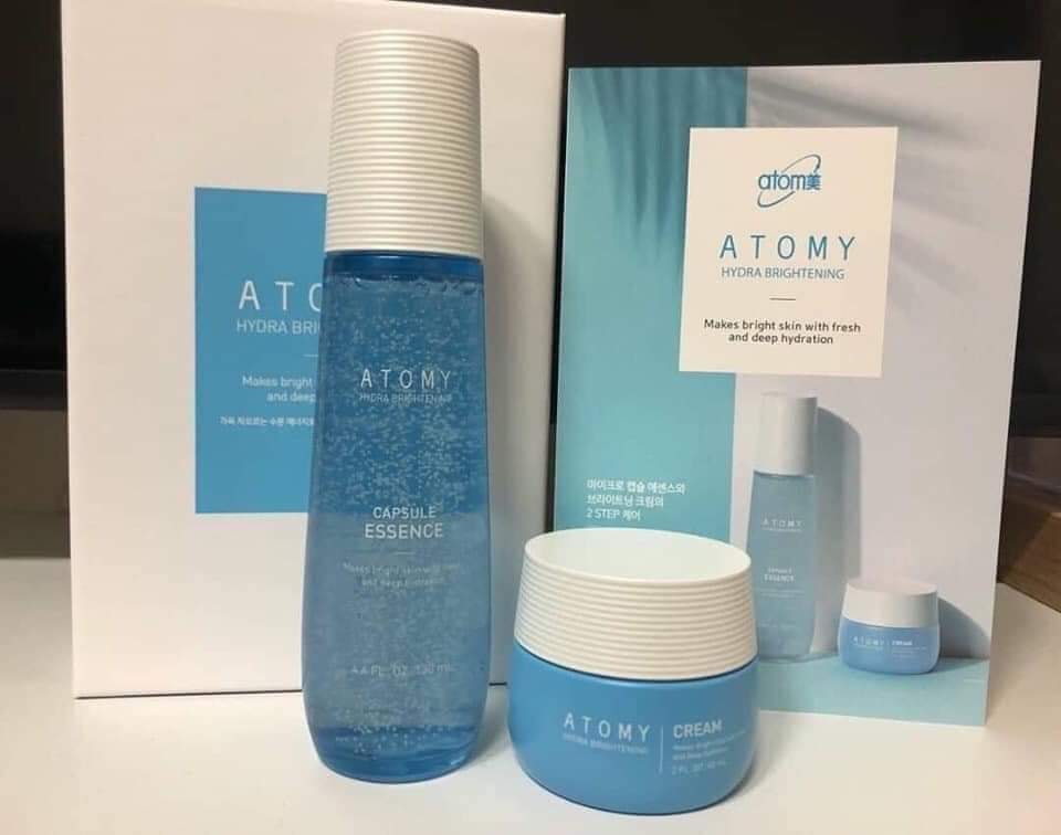 Set cấp ẩm và dưỡng trắng da - Atomy Hydra Brightening Care Set