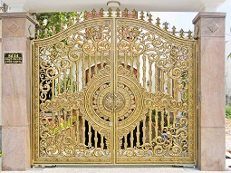 Cửa cổng hợp kim nhôm G09