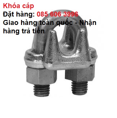 Ốc siết cáp, Khóa cáp thép D6 (cóc kẹp cáp D6) giá rẻ tại hà nội