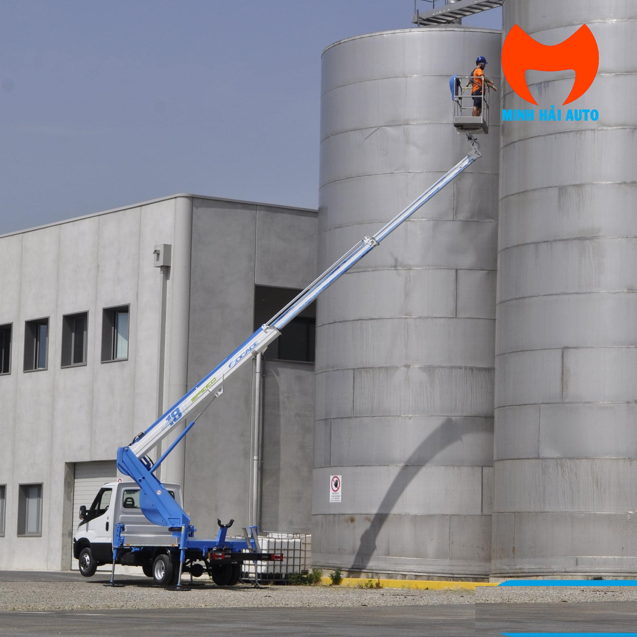 Các loại xe sửa chữa điện làm việc trên cao