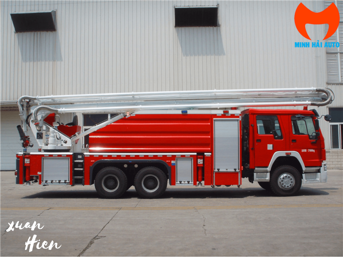 xe cứu hỏa có thang nâng 25m JP25C2