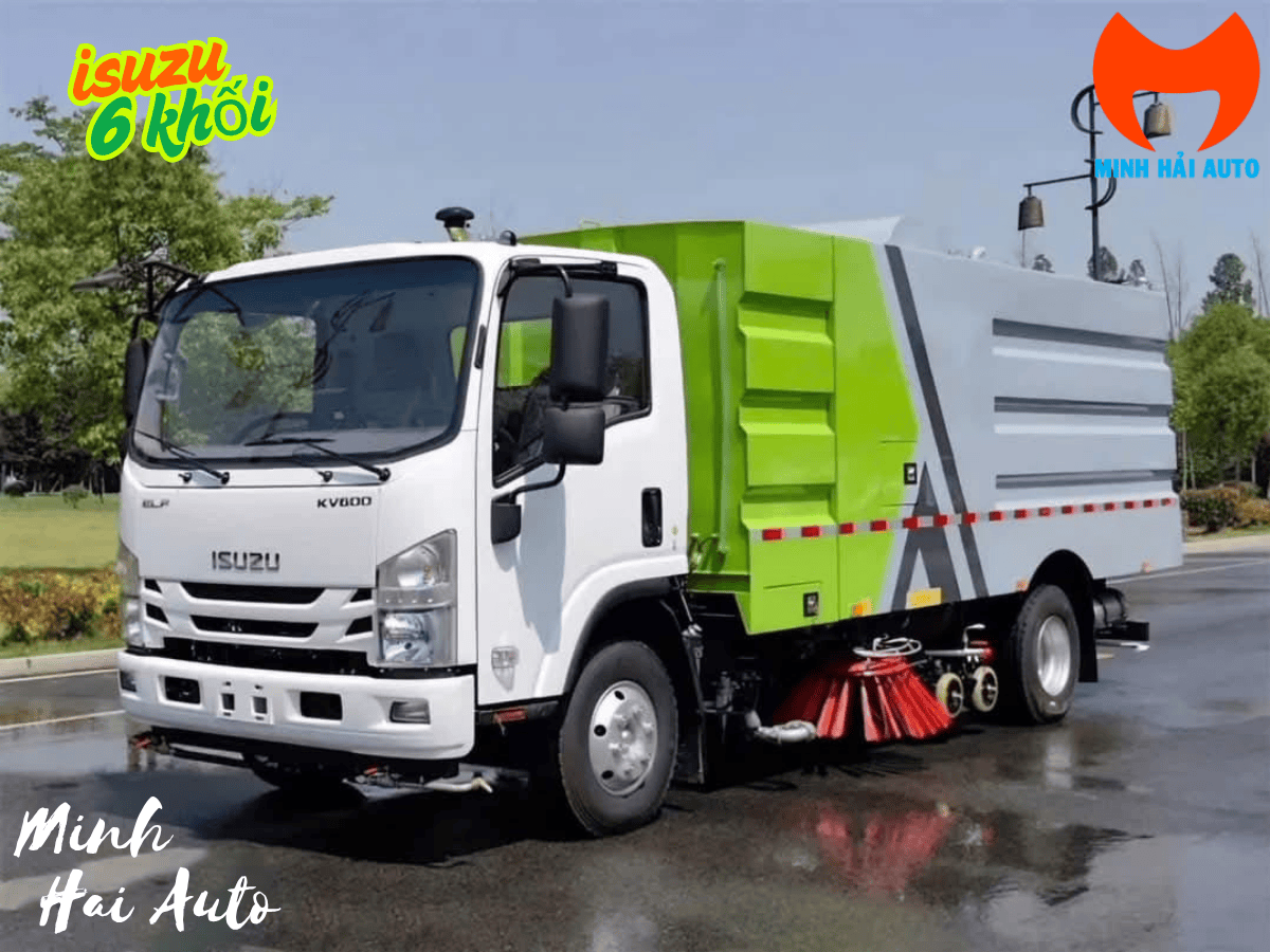 Xe Quét Rác Isuzu 6 Khối