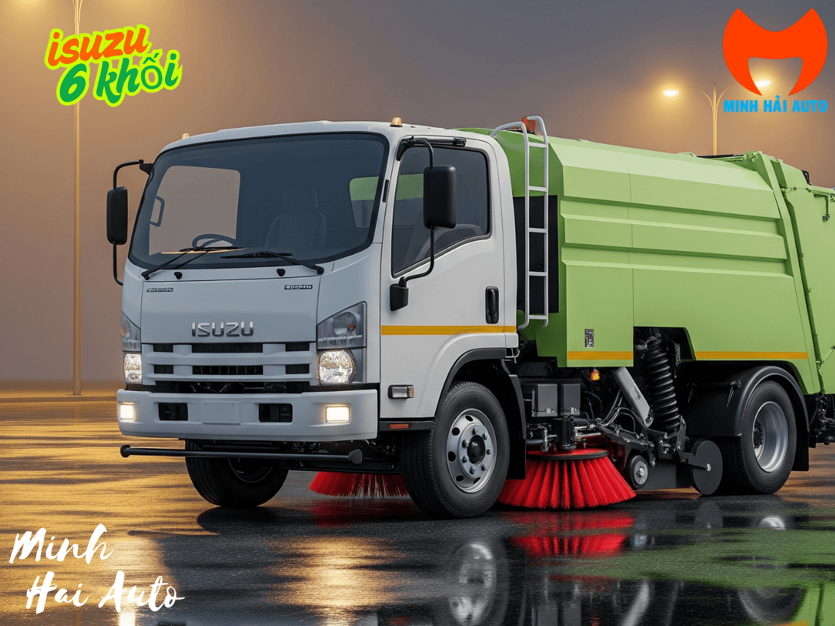 Xe Quét Rác Isuzu 6 Khối