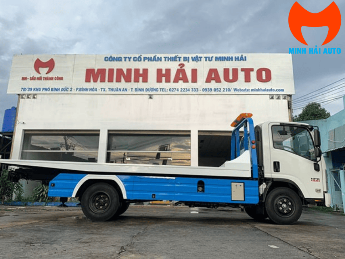 Xe cứu hộ sàn trượt Isuzu 3.5 tấn - giải pháp vận chuyển chuyên nghiệp.