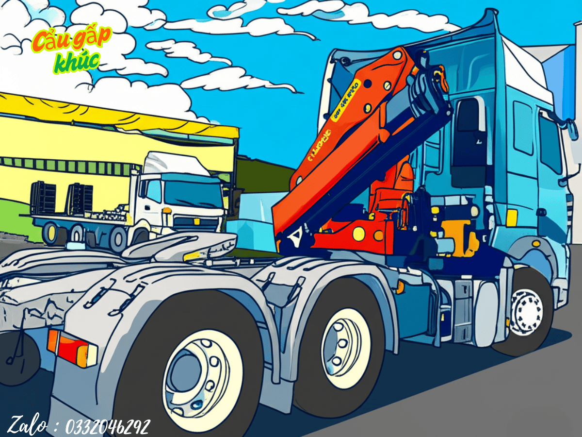 Cẩu Gấp Khúc (hay Cẩu Robot - Knuckle Boom Crane)