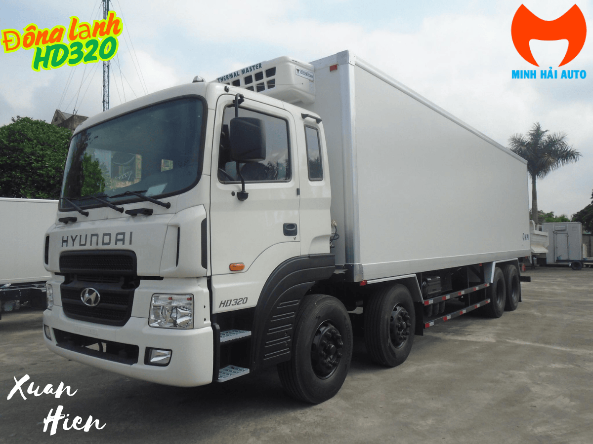 Xe đông lạnh Hyundai HD320 16 tấn