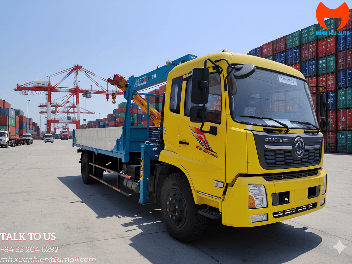 Dongfeng B180 gắn cẩu Hyundai Everdigm HLC-5014