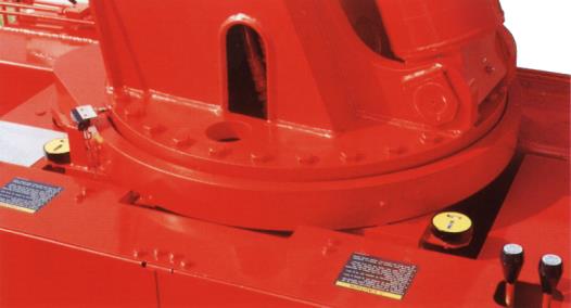 Hình ảnh minh họa Tâm xoay (Slewing center) của cẩu HYUNDAI EVERDIGM