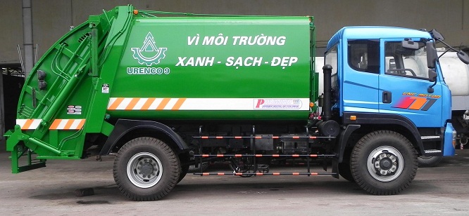Xe ép rác- Xe ép rác Hyundai 9 khối