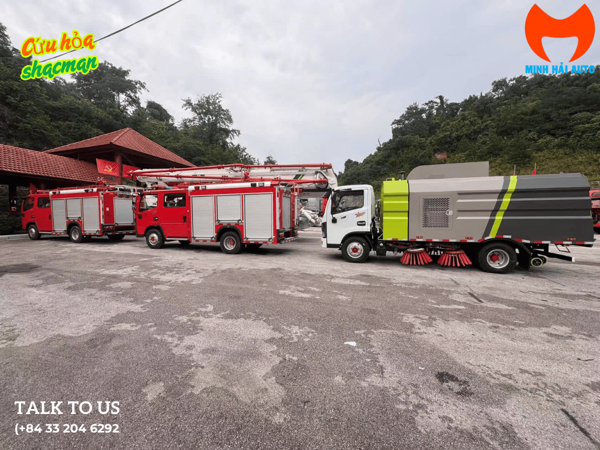 Minh Hải Auto bàn giao xe chữa cháy 3 khối Shacman cho đơn vị PCCC chuyên nghiệp. đẳng cấp