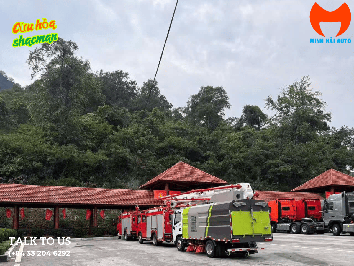 Minh Hải Auto bàn giao xe chữa cháy 3 khối Shacman cho đơn vị PCCC chuyên nghiệp.