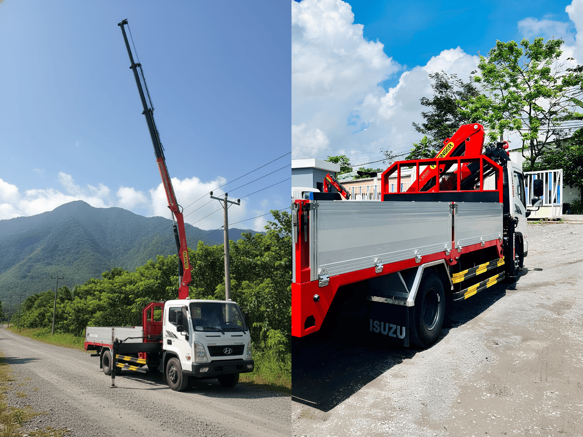 Palfinger PK 8500 Sức Mạnh Cẩu Robot 3 Tấn Từ Châu Âu