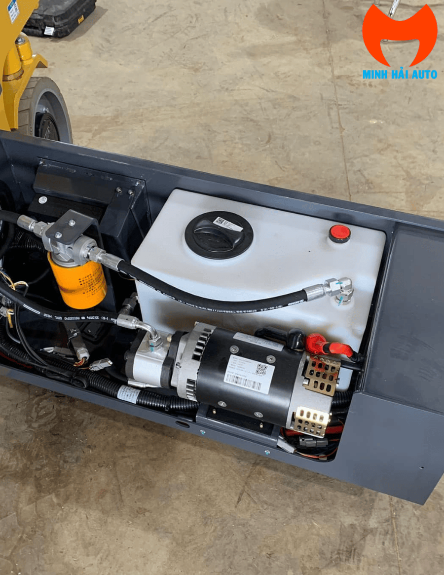 Pin xe nâng người cắt kéo 14m