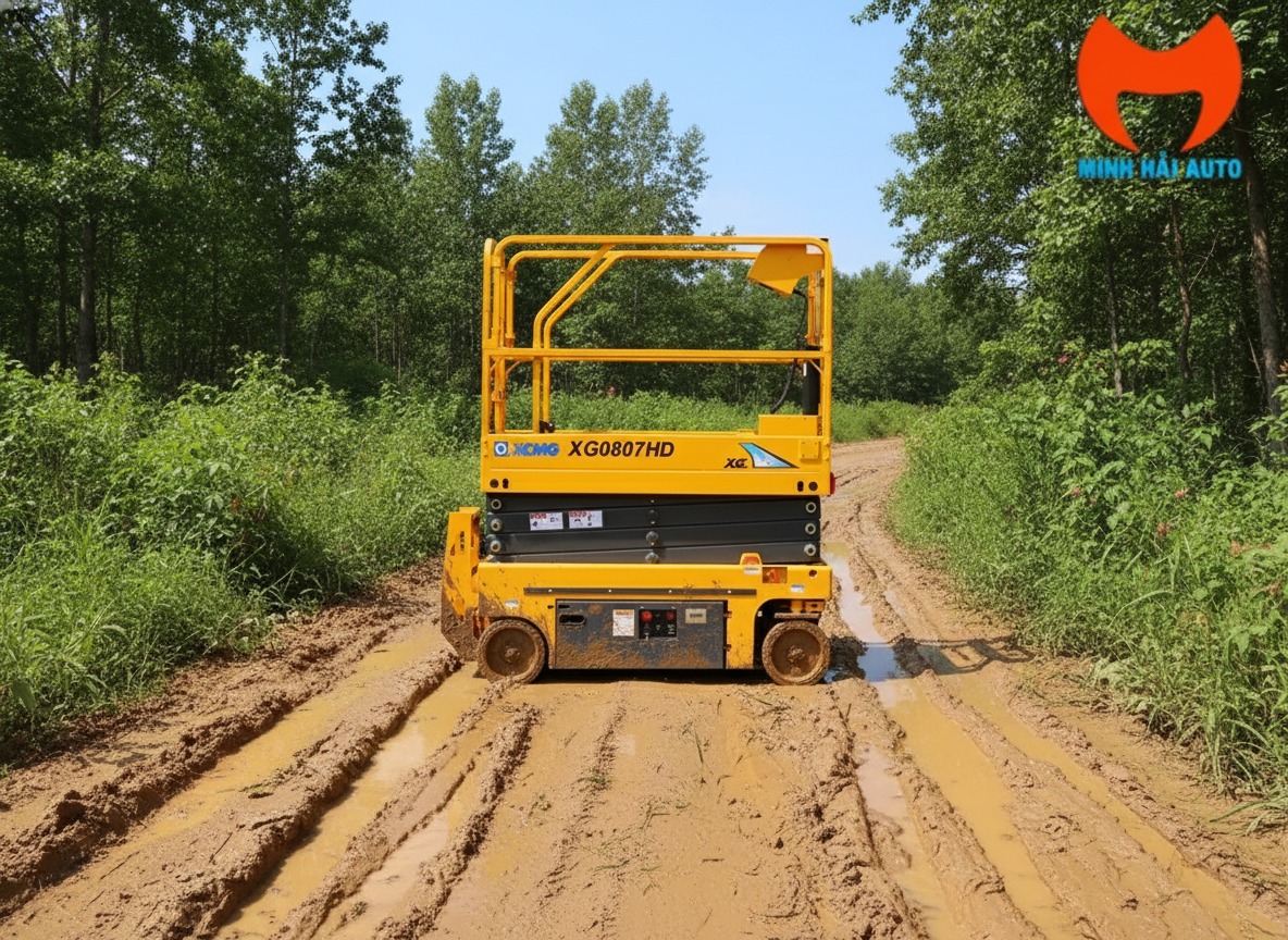 Thang nâng cắt kéo 8m XCMG XG0807HA