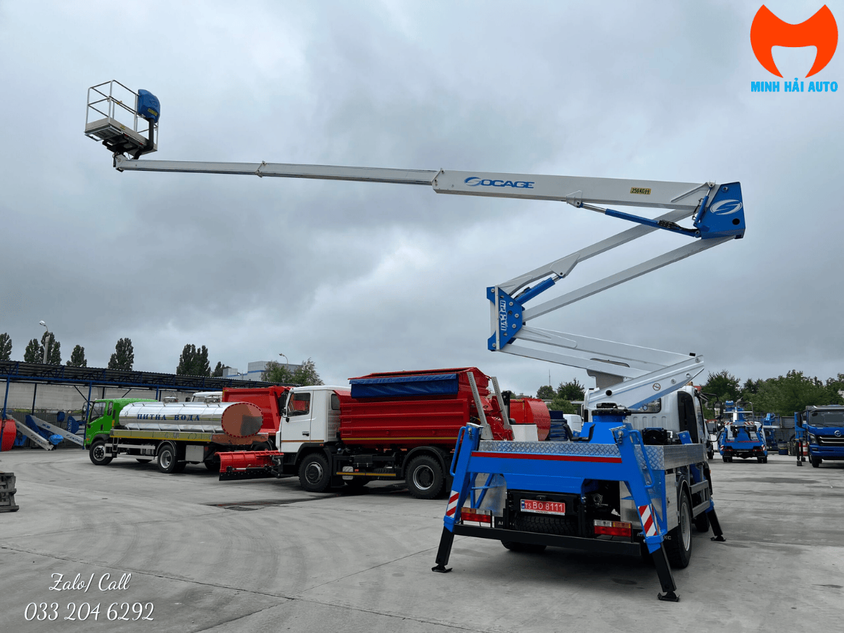 Thang nâng người sửa chữa điện 24m