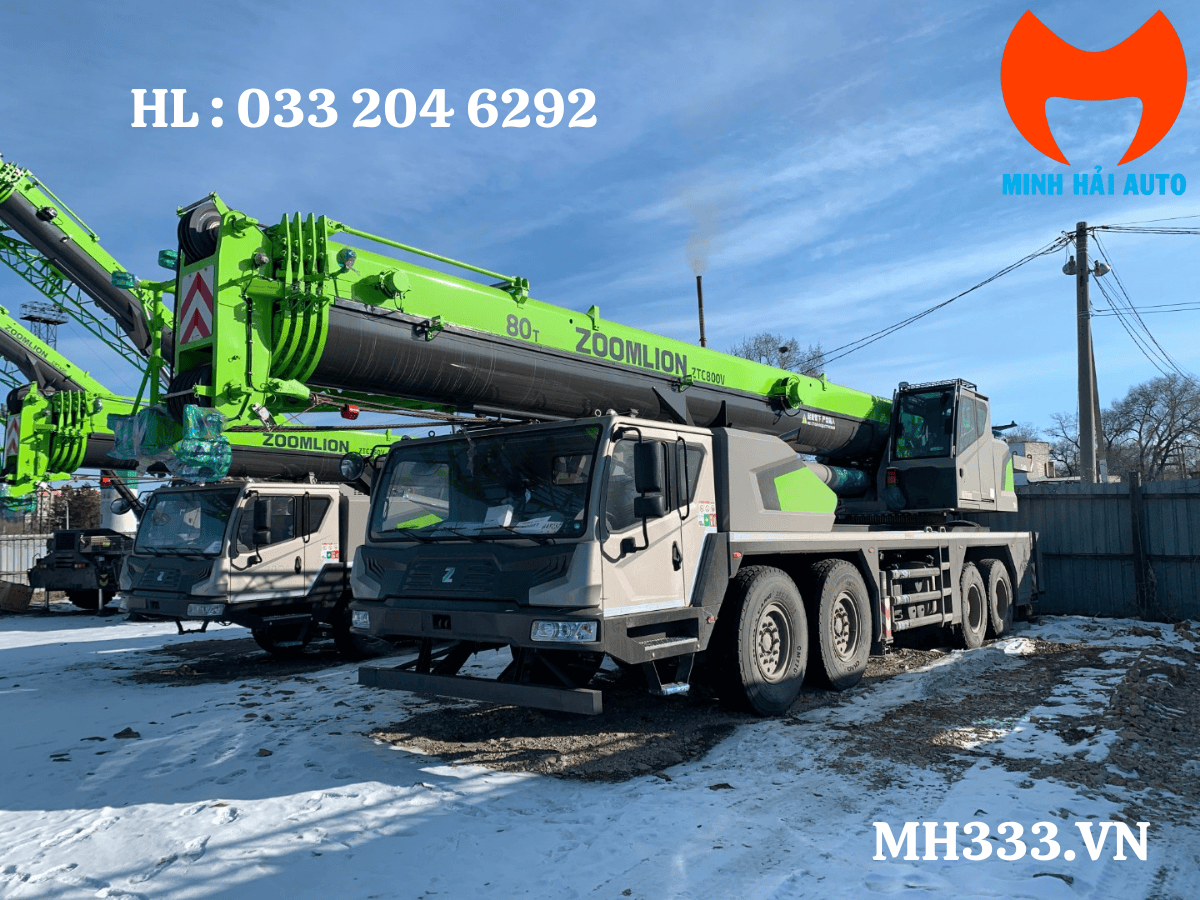 Xe tải gắn cẩu Zoomlion ZTC800V