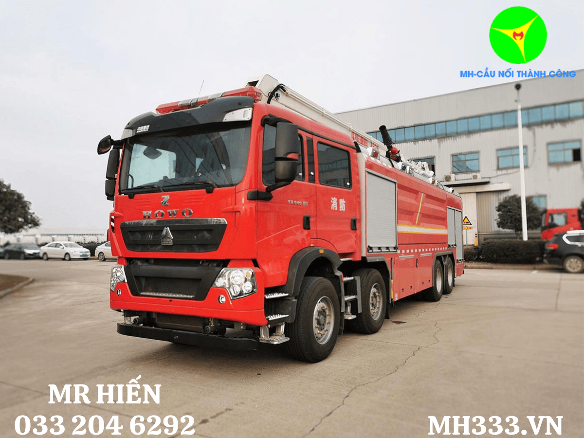 XE CỨU HỎA THANG NÂNG 25M