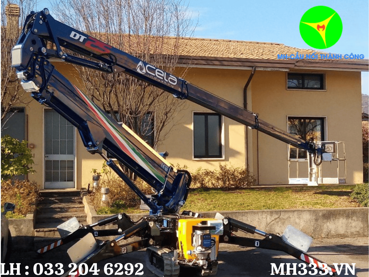 xe nâng người chân nhận acela