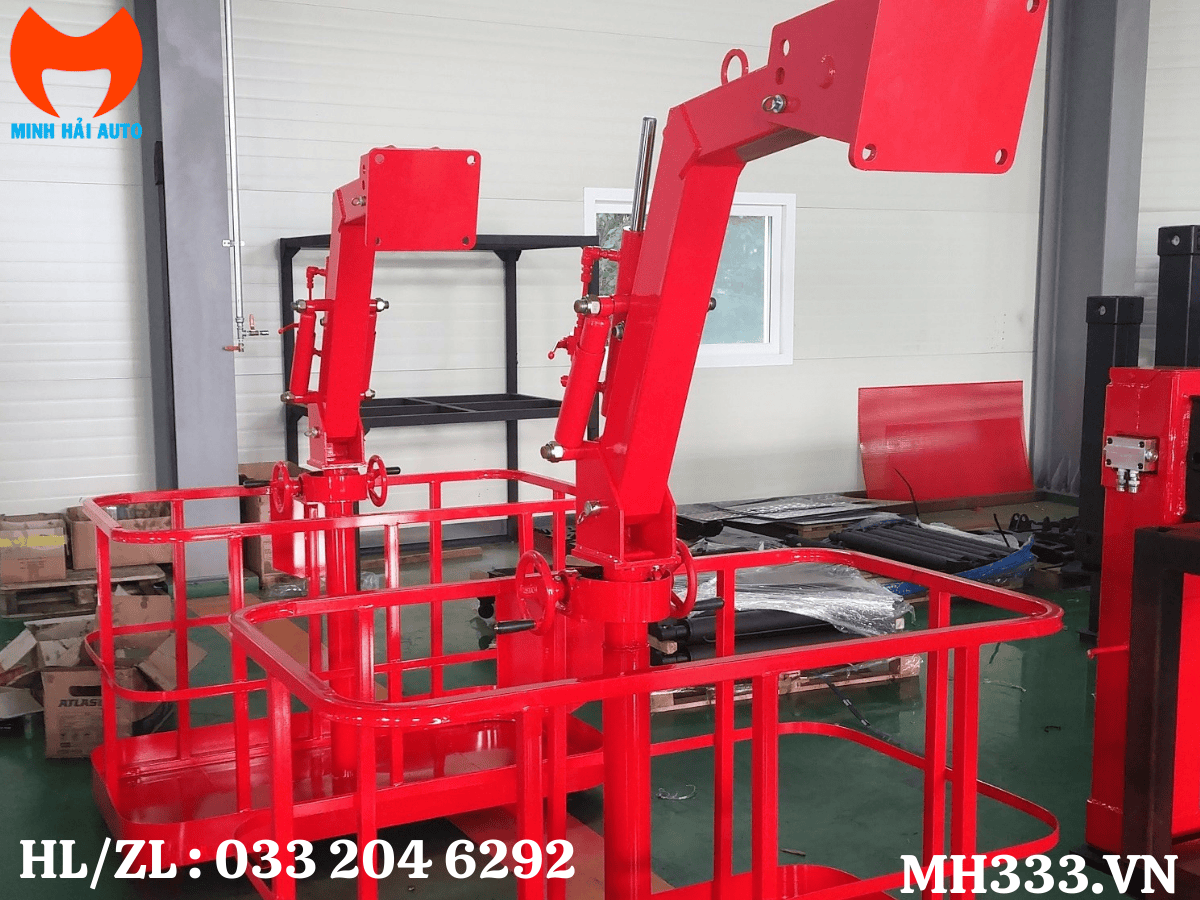 giỏ nâng người khung sắt sơn tĩnh điện