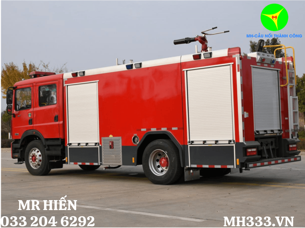 Xe Cứu Hỏa HOWO 8 Khối ZZ5207TXFV471GF5 đang vận hành