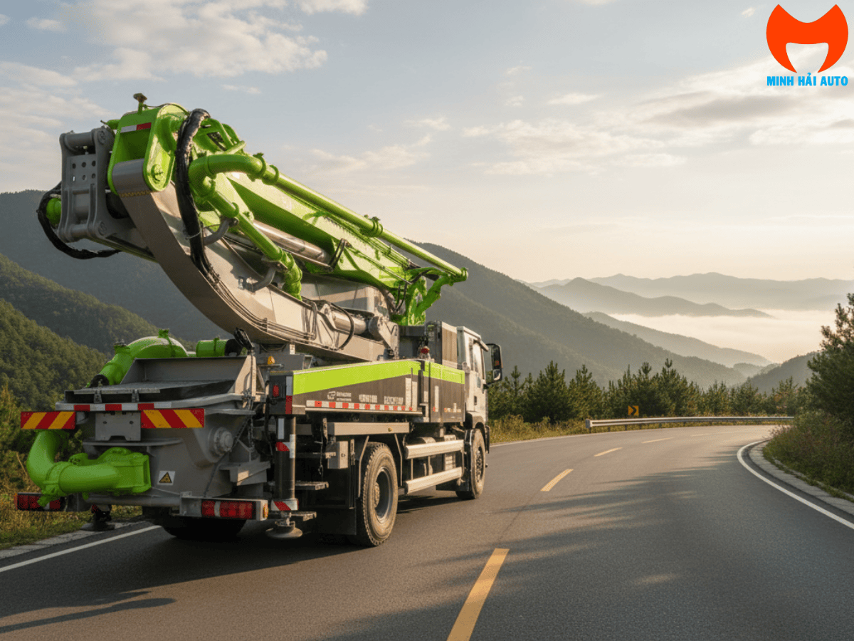 Xe bơm bê tông 47m