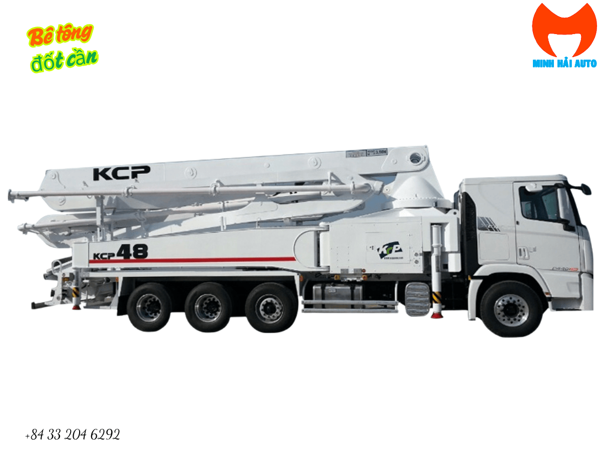 Xe bơm bê tông đốt cần 47m Động cơ Man