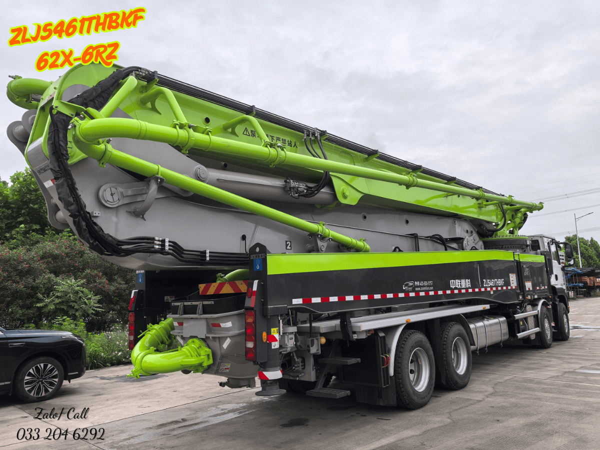 Xe Bơm Bê Tông Cần 62m Zoomlion
