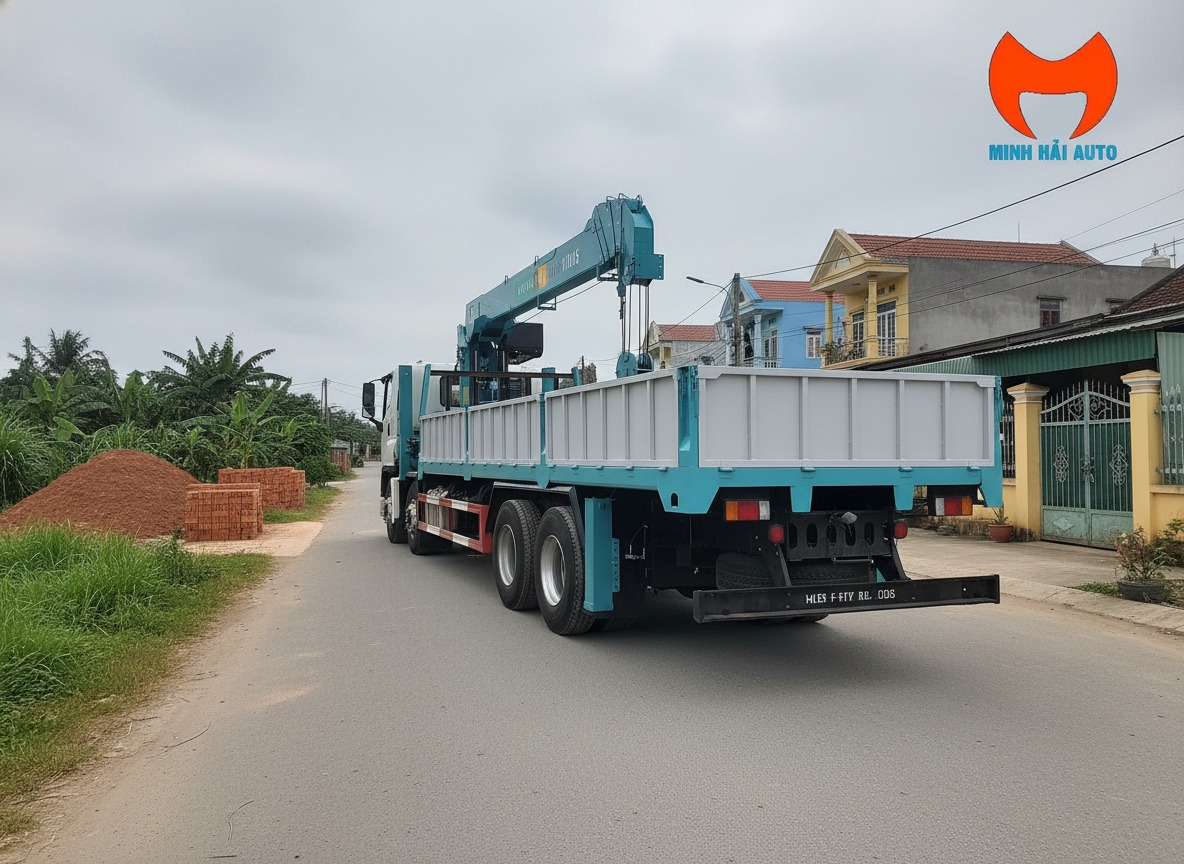 Xe cẩu tự hành 10 tấn hyundai