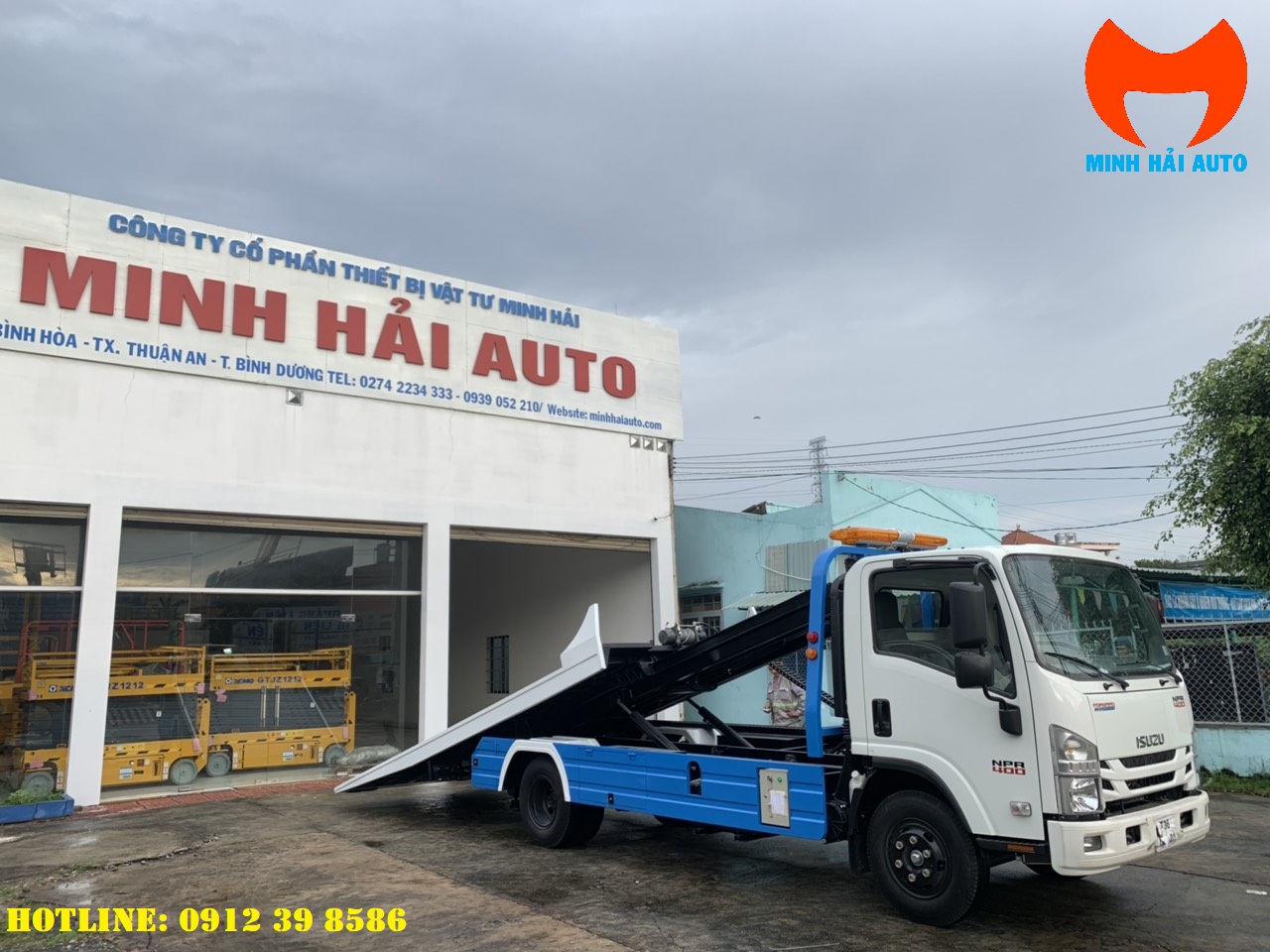 Xe Cứu Hộ Giao Thông Isuzu 2.5 Tấn Sàn Trượt