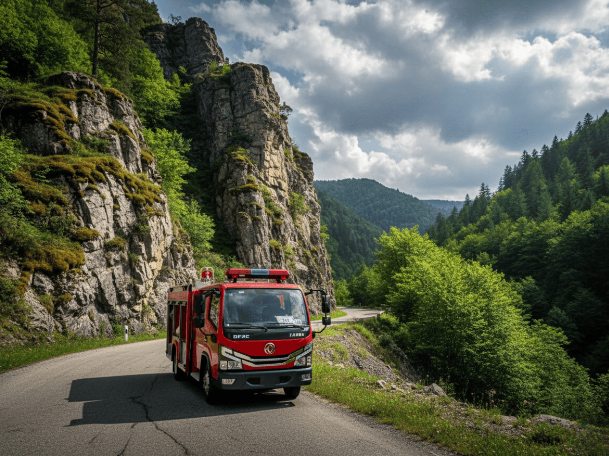 xe cứu hỏa Dongfeng 2.3 khối