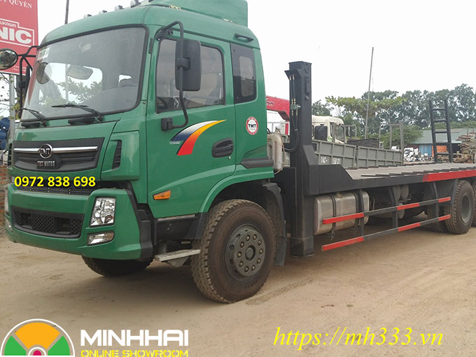 xe nâng đầu chở máy công trình Cửu Long TMT 3 chân