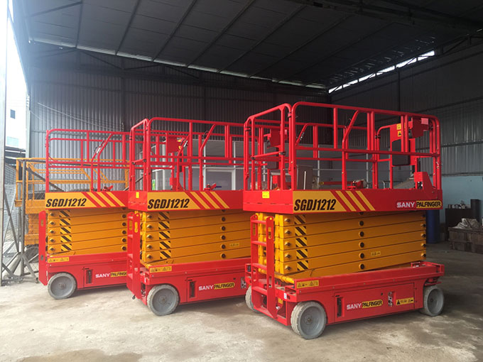 xe nâng người 14m Palfinger tại Việt Nam