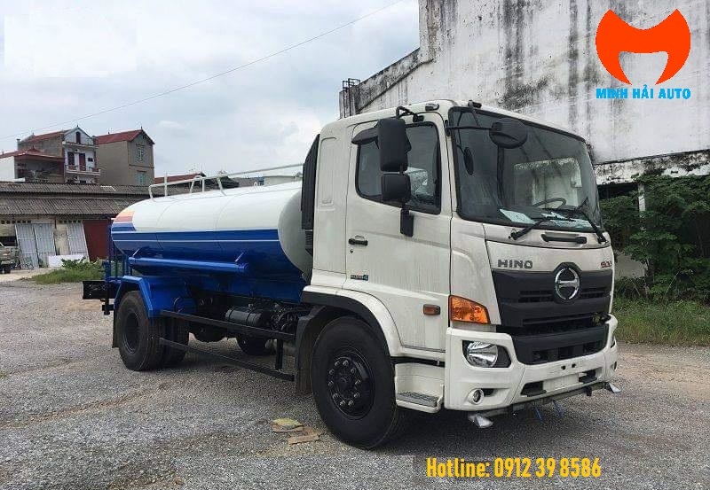 Xe Rửa Đường Tưới Cây Hino 9 Khối