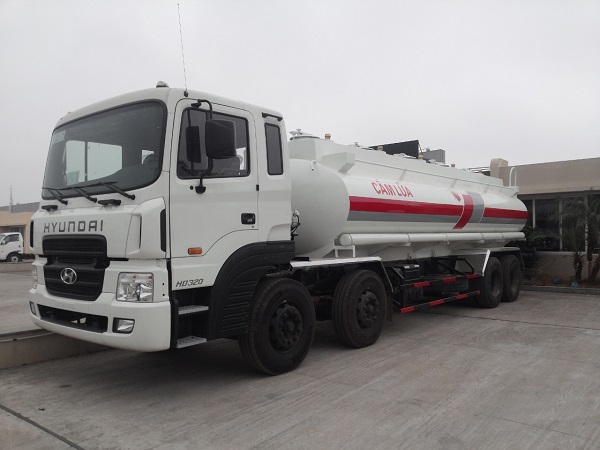 Xe chở xăng dầu Hyundai 22 khối