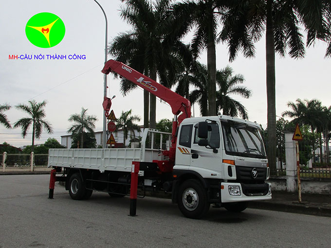 xe tải thaco auman c160 gắn cẩu unic 5 tấn