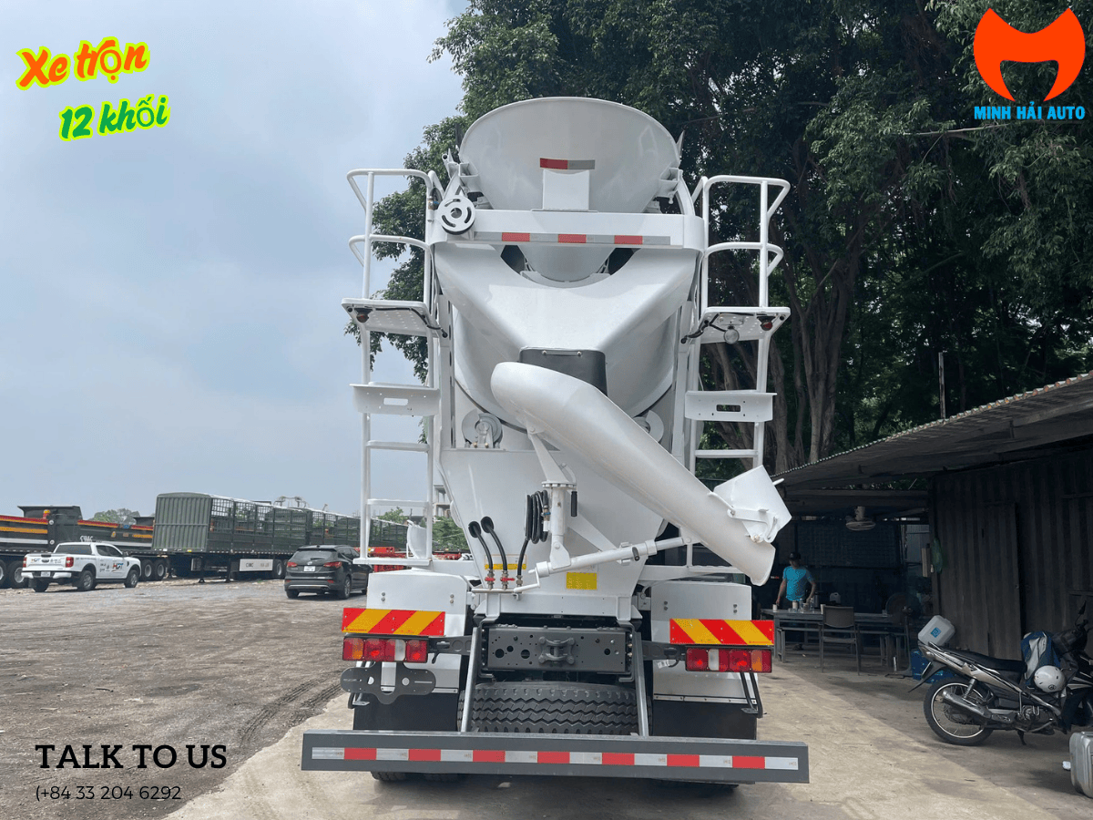 Xe trộn bê tông từ minh hải auto