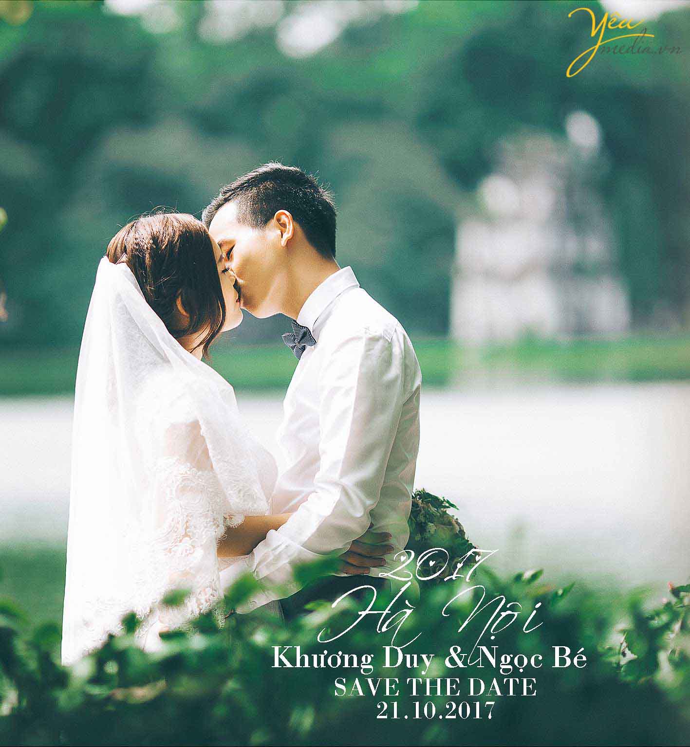 Chụp ảnh cưới ở Bờ Hồ