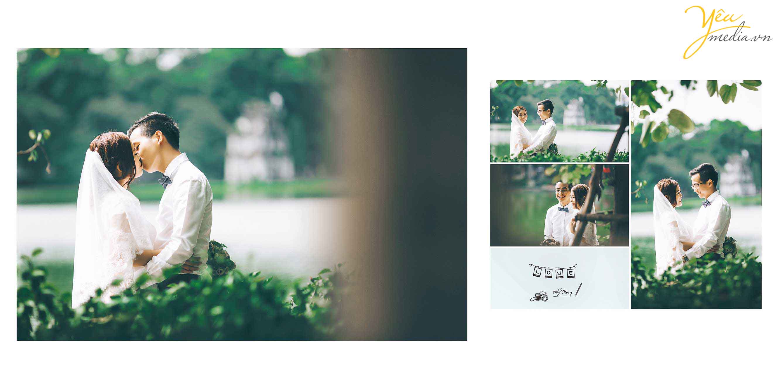 Chụp ảnh cưới ở Bờ Hồ