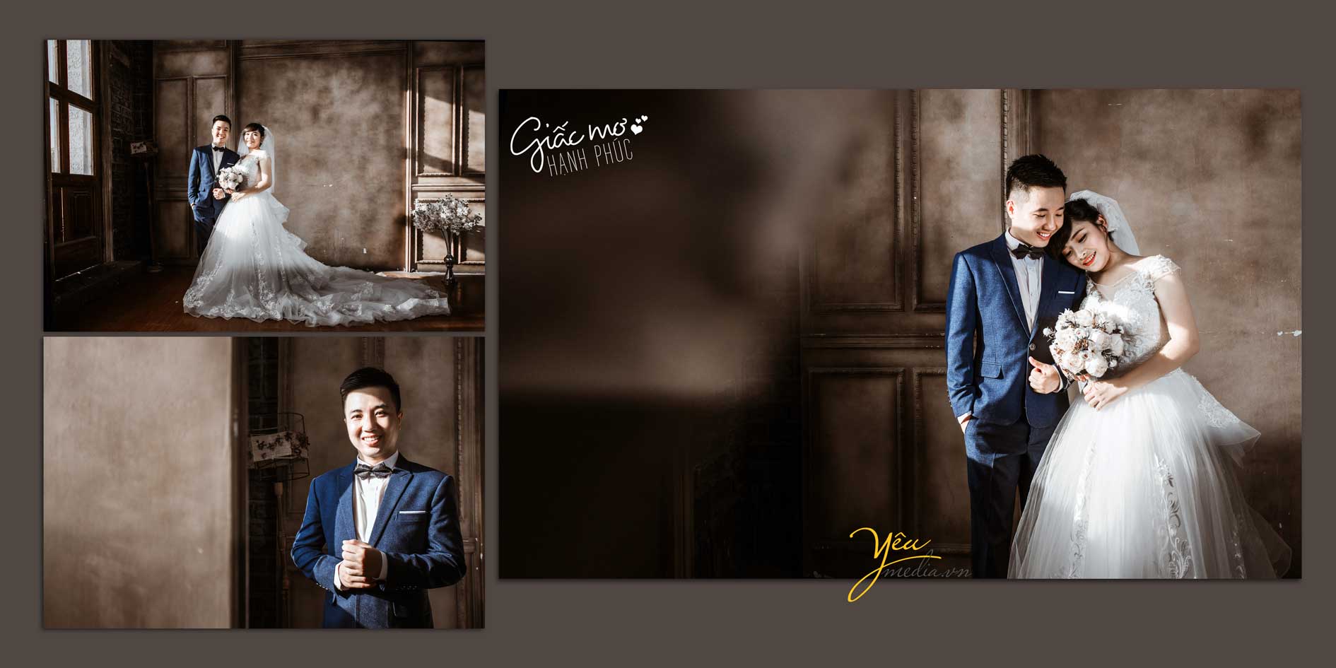 Chụp ảnh cưới tại phim trường Smiley Ville