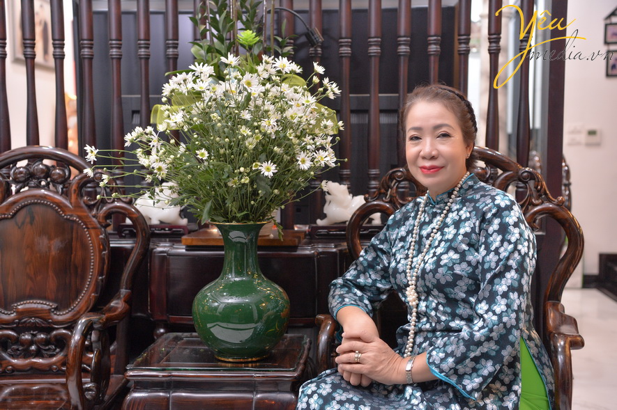 Bộ ảnh gia đình nhà cô Hoa chụp tại nhà