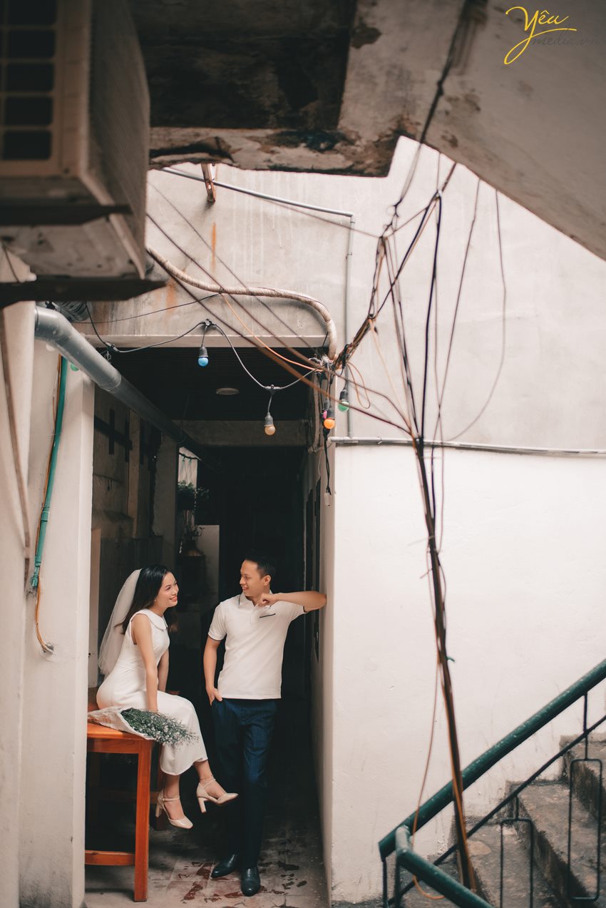 Chụp ảnh cưới ở phố cổ Hà Nội - địa điểm truyền thống không bao giờ cũ: