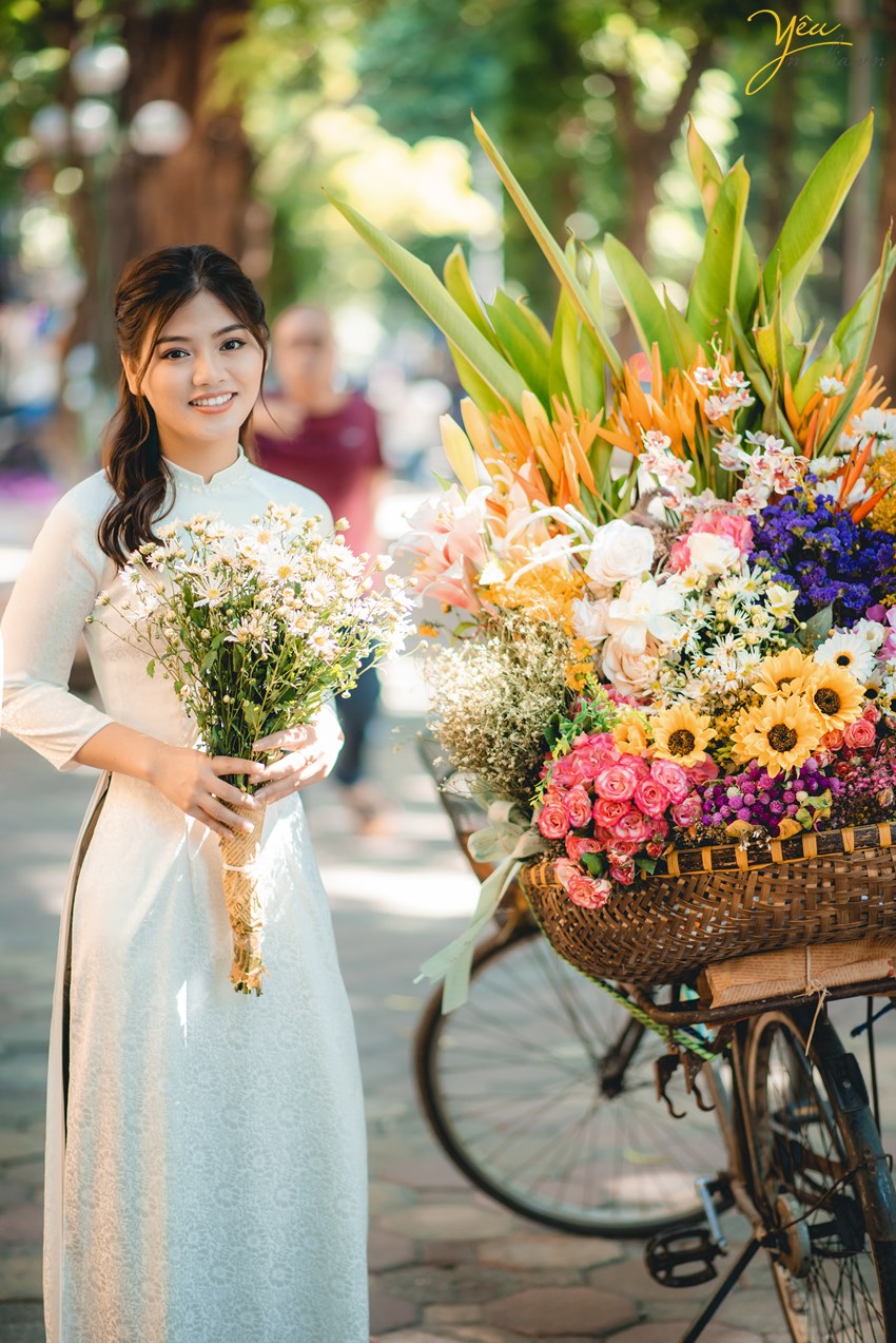 Ảnh cưới đẹp chụp trong studio sang trọng đơn giản và phố phường HN: đôi Dũng - Tâm