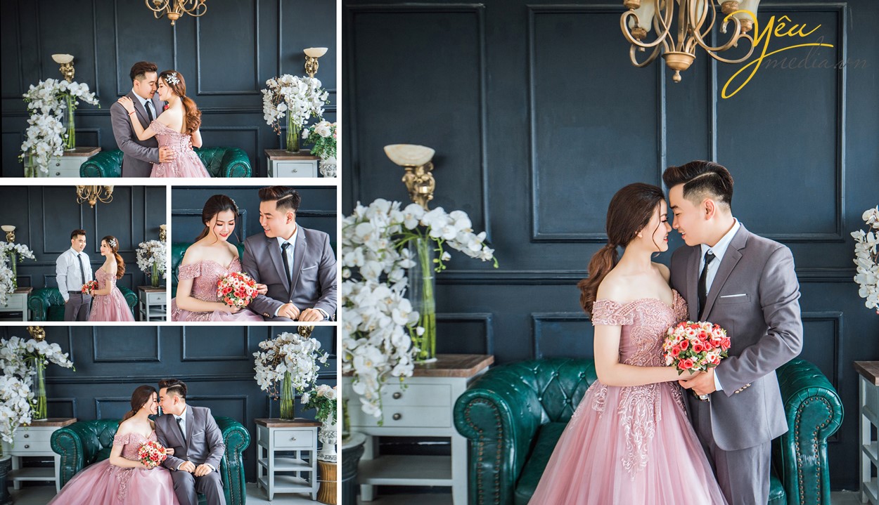 chụp ảnh cưới đẹp nhất tại phim trường santorini park yên sở