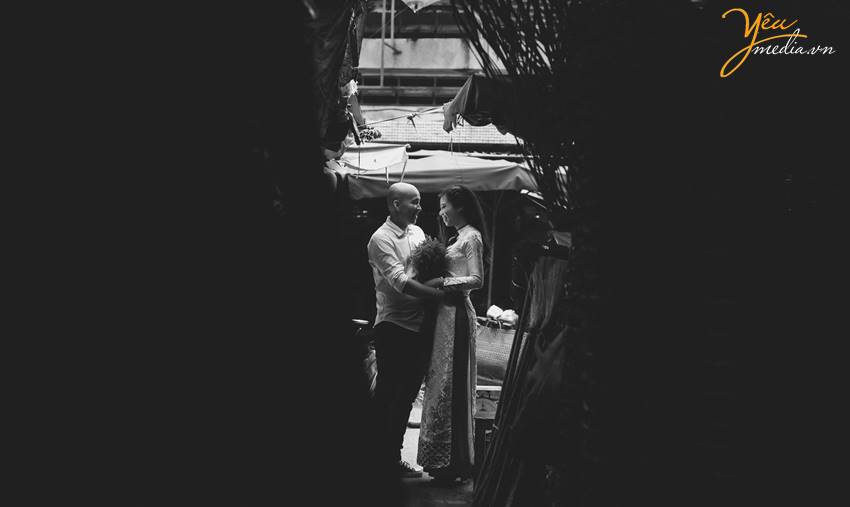 Ảnh cưới chụp tại chợ Đông Ba