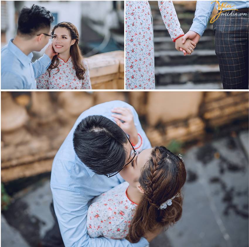 chụp ảnh cưới tại cầu Long Biên