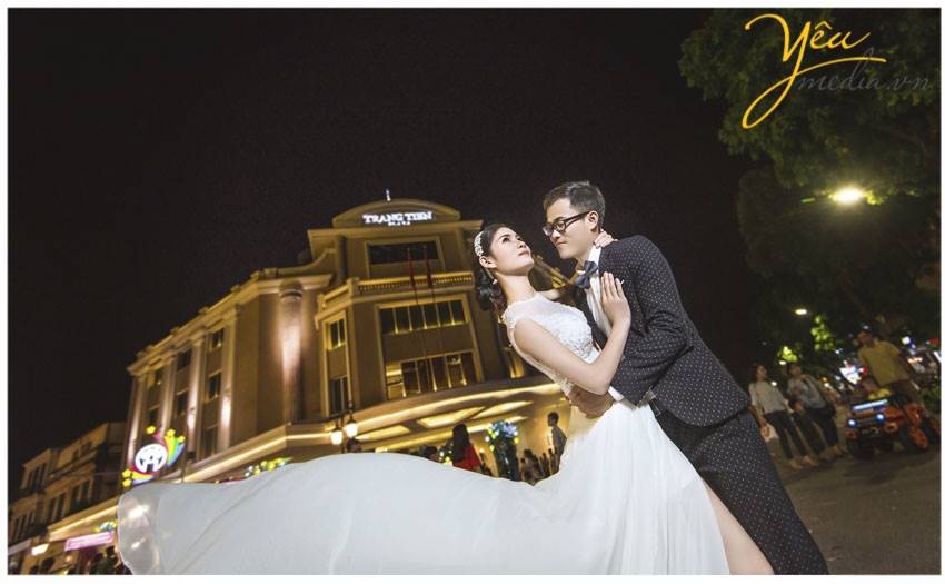chụp ảnh cưới chụp tại Tràng Tiền